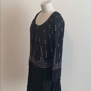 Black embroidery Chloe Oliver Dress